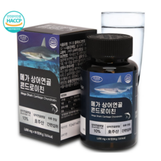 관절수액 콘드로이친 정 메가 상어연골 1 000mg 허리 무릎 연골, 3개