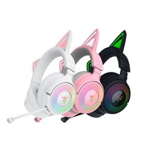 Razer Kraken Kitty V3 Pro 無線電競耳機, 黑色,主商品