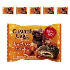 LOTTE 樂天 卡士達蛋糕 焦糖巧克力口味, 6個