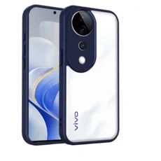비보 V40 5G 케이스 프로 폰 V2348 V2347 커버 쿠션 충격 방지 범퍼 투명 무광 백, 02 생체 V40 프로, 01 T밀리미터S blue