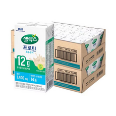 매일유업 셀렉스 프로틴 로우슈거 단백질 보충제, 190ml, 48개