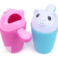 경희마실 목욕용품 뚜껑달린 목욕 바가지, 블루, 1개, 블루