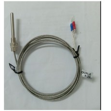 M8螺紋 K TYPE 感溫棒 40mm，快速安裝，耐高溫材料，精確測量, 1個