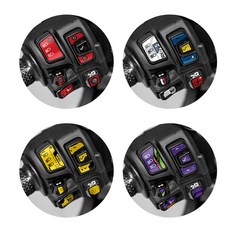 XMAX 크락션 스티커 23년이후 데칼 필름 드레스업 튜닝, 1세트, 옐로우