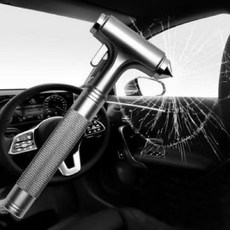 차량용 비상탈출 안전망치 벨트 컷팅칼 부착