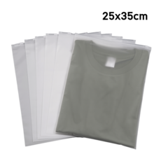 더고급스러움 의류 포장용 지퍼 반투명 의류 폴리백 (25x35cm), 50개