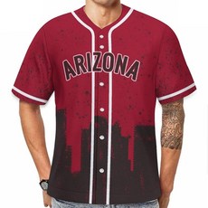 야구 시티 저지 스포츠 팬 셔츠 의류 팬 남성용 선물 프린트 2XL 462233