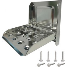 SUS304 스테인리스 강판 내구성 접이식 계단 RV 트레일러 보트 트럭 이동식 주택 트랙터 캠퍼용 계단. 실내외 겸용 범용