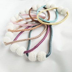 자석 커튼 스트랩 볼걸이 커튼 스트랩 스트랩 커튼 버클 자석 흡인 한국식 볼걸이, 10조, 1개