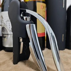 傢用紅酒開瓶器個性葡萄酒開酒器套裝網紅高檔勃艮第奢華歐式神器, 1個, 標準款鍍鉻鵝頭開瓶器（單個産品）