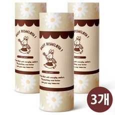 누누레빗 데이지 롤행주 빨아쓰는 다회용 행주, 3개, 30매