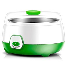 1L 전기 자동 다기능 220V 막걸리 제조기 DIY 요구르트 및 낫토 발효 기계 EU 플러그, 녹색