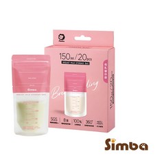 Simba 小獅王辛巴 母乳儲存袋 200ml, 1個, S1218F 150ml