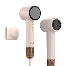 BOMIDI 보미디 초고출력 초고속 음이온 헤어 드라이어 헤어드라이기 BLDC 1600W, 핑크