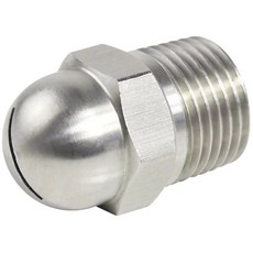 不銹鋼噴嘴槽縫噴氣嘴扇形噴頭高壓清洗噴塗淋防堵霧化噴頭01, 1個, 1分 1/8 1.0孔徑