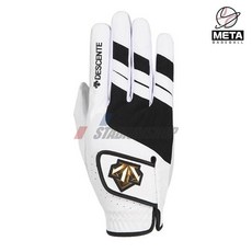 데상트 배팅장갑 편수 좌타자용 화이트/블랙 S8126WGL04, 1개