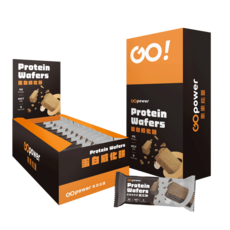 GOpower 果果能量 蛋白威化餅【芝麻】(10入/盒)高蛋白 健身補給, 1盒, 300g