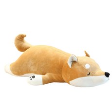 可愛柴犬造型抱枕娃娃, 棕色款