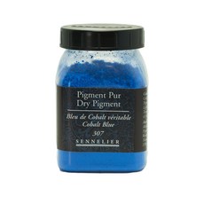 民安美術 法國 Sennelier 申內利爾色粉罐，專業研磨調合顏料，色號齊全，藝術創作首選, 307鈷藍