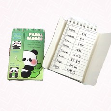 팬더굿즈 미니 영어 학습 중학생 단어 암기장 쓱템, 1개