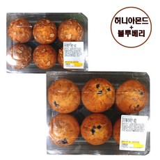 트레이더스 블루베리 머핀 + 허니아몬드 머핀