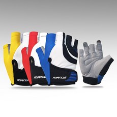 마누스 아동용 자전거 반장갑 MMC-003, 옐로우, 1개