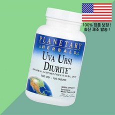 플래니터리 허브 우바 우르시 디우라이트 150정 Planetary Herbals Uva Ursi Diurite 150 Tablets, 플래니터리 허브 우바 우르시 디우라이트 150정 Pla