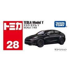 TAKARA TOMY 多美小汽車 TOMICA #28 特斯拉 Model Y 一般版 勳寶小車舖【現貨】, 1個, Black