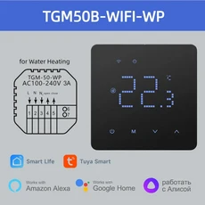 Beok 투야 와이파이 룸 온도조절기 바닥 난방 시스템 가스 보일러 전기 알렉사 구글 홈, 01 110-240V용, 01 빠른  Mainland, 02 Water floor Heating