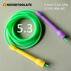 5MM 5 M 6MM 직경 PVC 로프 CC 핸들 3 2 미터 긴 건너 뛰는 점프 밧줄, CC PVC 5 MX3 2M 4