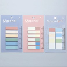 라운드월 점착 인덱스플래그 3종 세트, 3종세트