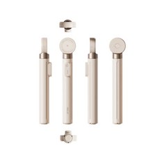 ONAIR 二代大力神170公分 落地自開腳架 磁吸藍芽自拍棒, 1個, 磁吸式+夾式AB230-沙漠金, 沙漠金