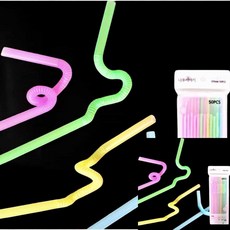 일회용 롱 자바라 빨대 50개입 어린이빨대 사은품용 업소용빨대 음료빨대