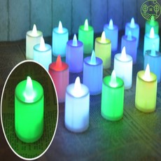 다프룸 컬러 LED 캔들 전자초