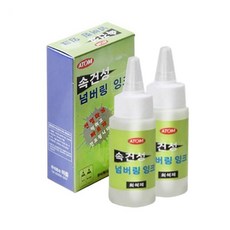 아톰 넘버링 잉크 속건성 AFD-60C, 1개, 희석제(2입), 1개