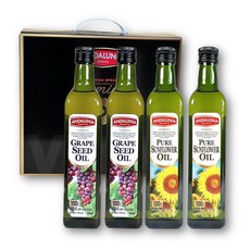 안달루니아 포도씨유 2 해바라기씨유 2 500ml 4P 선물세트, 4개