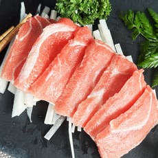 냉동 참치회 참다랑어 대뱃살 오도로 슬라이스, 1개, 120g