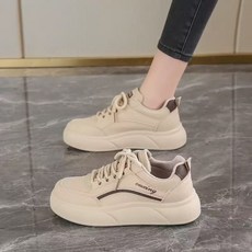 여성 패션 스니커즈 발편한 통굽 운동화