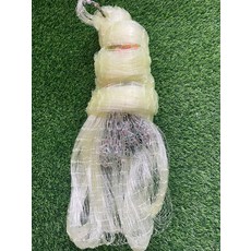 바다 투망 수제 어망 전통 그물망 원반형 특대 초크, 1지 강화 낚시 라인 3.8m 4kg-철추