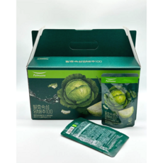 풀무원 건강즙 발효숙성 양배추100, 80ml, 30개