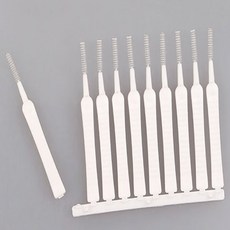 라윤앤코 샤워기 헤드 청소브러시 10p 틈새청소브러시