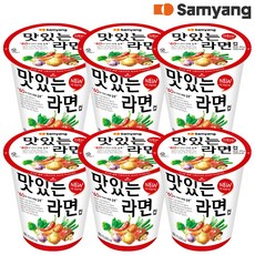 삼양 맛있는라면 컵라면 소컵 65g, 6개