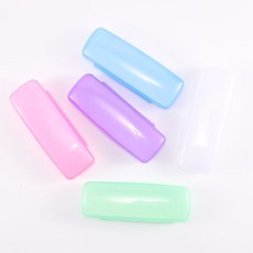 復古文藝眼鏡盒，適用於男女士便攜式太陽鏡墨鏡收納盒，防壓簡約設計