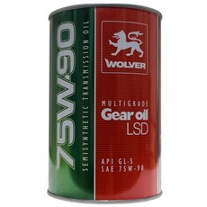 울버 멀티그레이드 기어오일 LSD GL-5 75W90 1L 1개 수동 변속기 및 디퍼런셜 합성 기어유 (벤츠 MB 235.1 만트럭 MAN 341 Z1) 독일산, 울버 LSD 75W90 1L