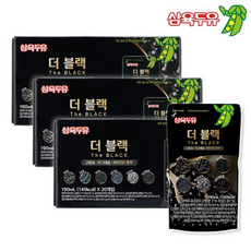 (삼육두유)더블랙 프리미엄 파우치, 190ml, 1개