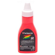 Sakura Craypas 사쿠라크레파스 뉴사쿠라컬러 아크릴 포스터칼라 200ml 형광레드 ETPW200P 319
