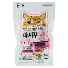 喵洽普 By Cat 韓國貓咪凍乾零食 袋裝, 23g, 1個, 鮭魚