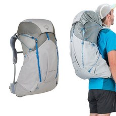 오스프리 레비티 45L 남자 등산 배낭 백패킹 가방 45리터 OPB1MBP118 실버