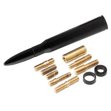 범용 차량 안테나 교체 AM 지붕 마운트 자동차 라디오 탄소 섬유 짧은, 03 Black