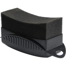 자동차 휠 연마 왁싱 스펀지 브러시 ABS 플라스틱 세척 타이어 윤곽 드레싱 어플리케이터 패드 세부 액세서리 8, Black(with cover)